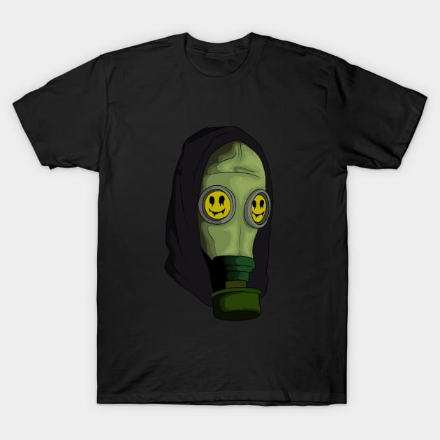 WKURE Gas Mask T-Shirt by Wkure